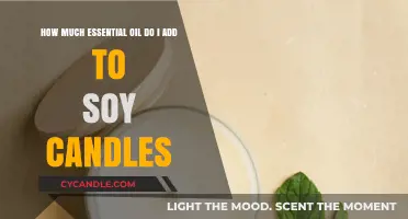 Perfect Scent Balance: Essential Oil Quantities for Soy Candles