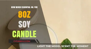 Perfect Scent Ratio: Essential Oil Amounts for 8oz Soy Candles