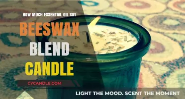 Soy Beeswax Blend Candles: Essential Oil Benefits and Usage Guide