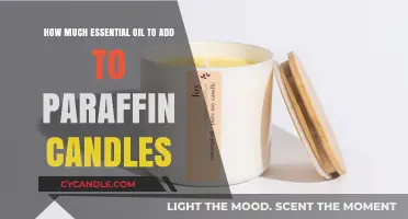 Perfect Scent Balance: Essential Oil Quantities for Paraffin Candles