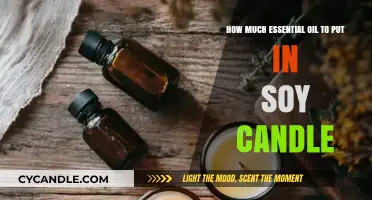 Perfect Scent Balance: Essential Oil Quantities for Soy Candles