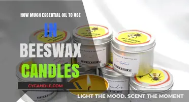 Perfecting Beeswax Candles: Essential Oil Ratios for Optimal Scent & Burn