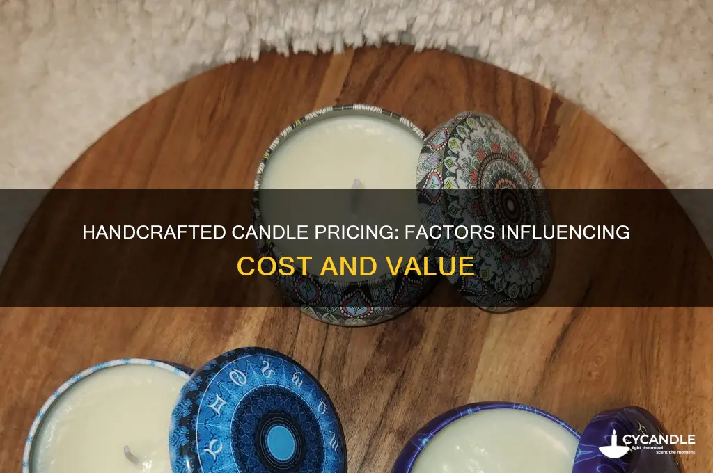 how much for a handcrafted candle
