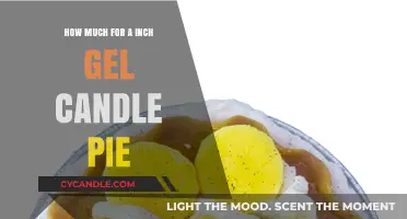 Pricing Guide: How Much Does a 1-Inch Gel Candle Pie Cost?