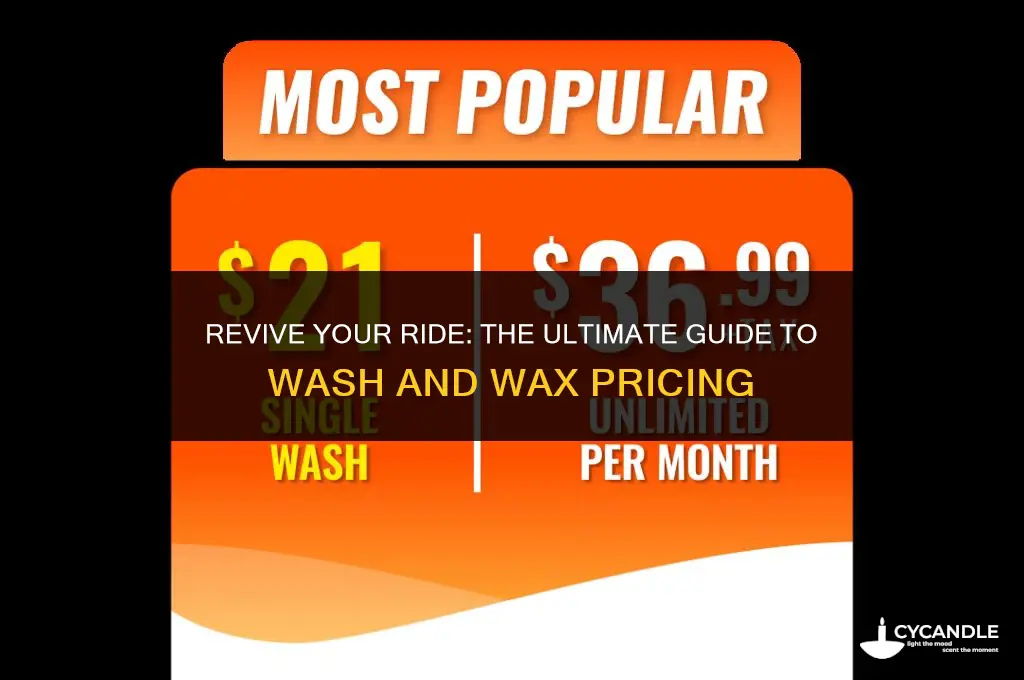 how much for a wash and wax