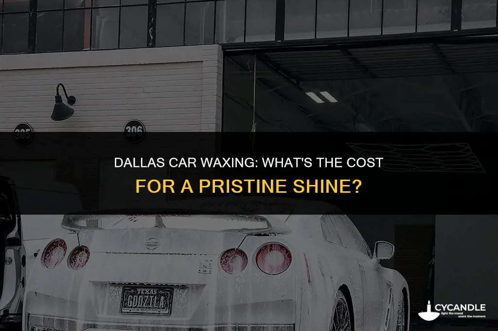 how much for a wax car dallas