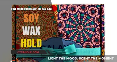 Soy Wax Fragrance Oil Ratio: Maximizing Scent in 444 Soy Wax