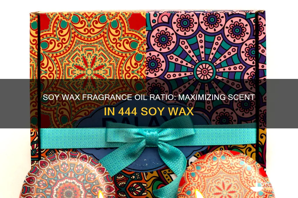 how much fragrance oil can 444 soy wax hold