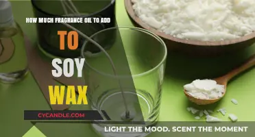 Soy Wax Candle Making: The Perfect Fragrance Oil Ratio