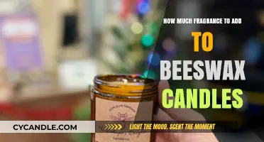 Perfectly Scented Beeswax Candles: Optimal Fragrance Oil Amounts Guide