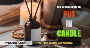 Perfect Scent Balance: How Much Fragrance to Add to Candles