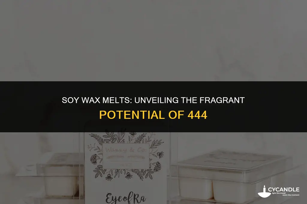 how much fragrence does 444 soy wax hold
