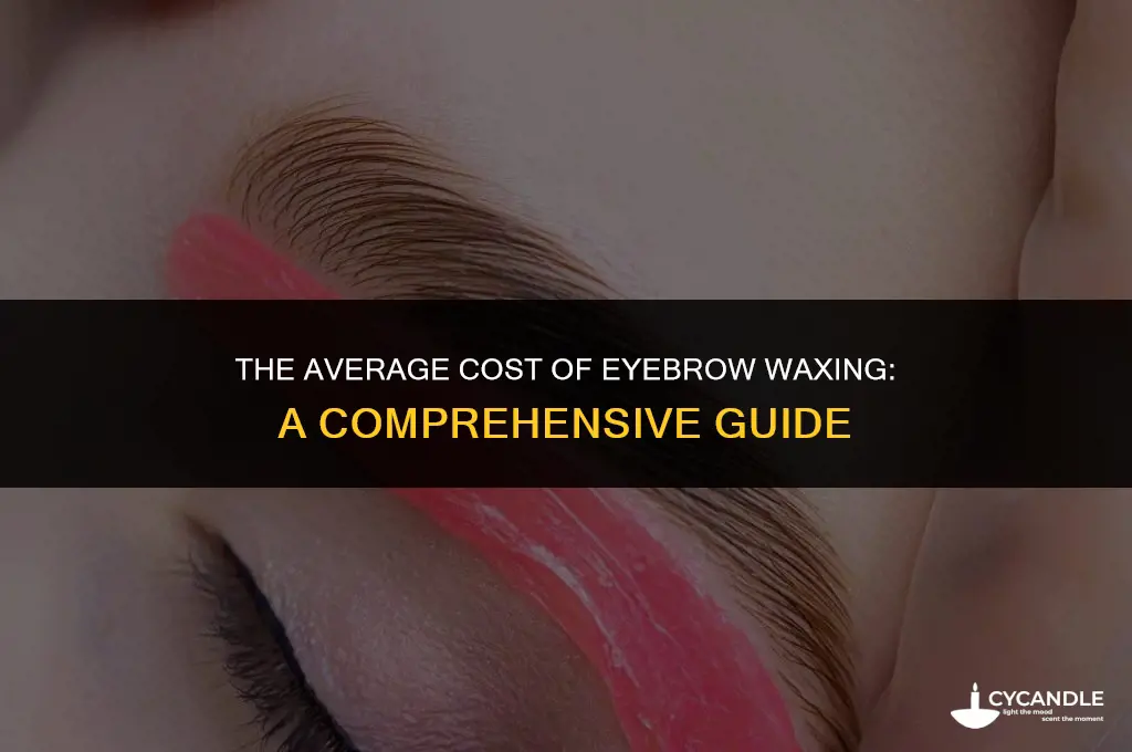 how much generally does it cost to wax between brows