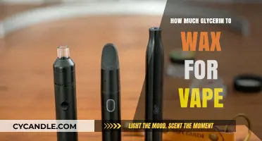 Mixing Glycerin and Wax for Vape: A Beginner's Guide