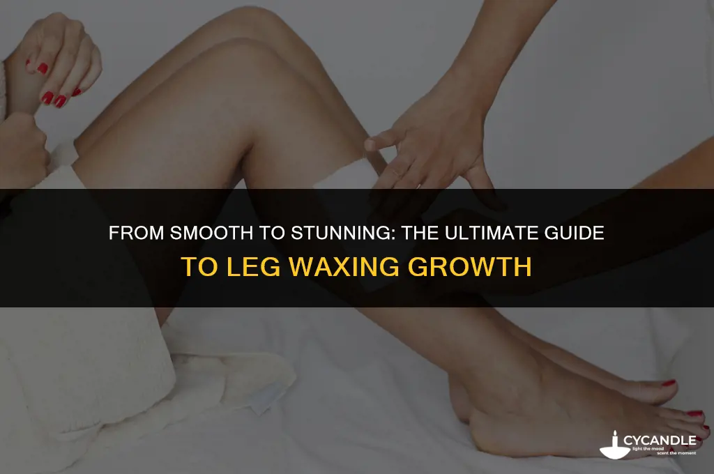 how much growth for leg wax