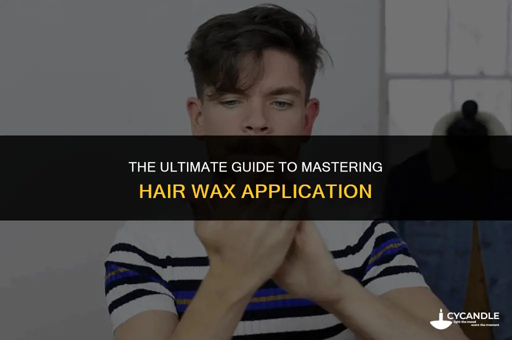 how much hair wax should you use