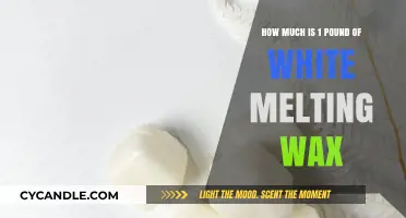 The Cost of Creativity: Pricing White Melting Wax by the Pound