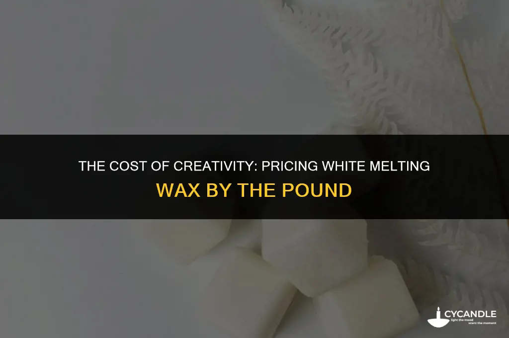 how much is 1 pound of white melting wax