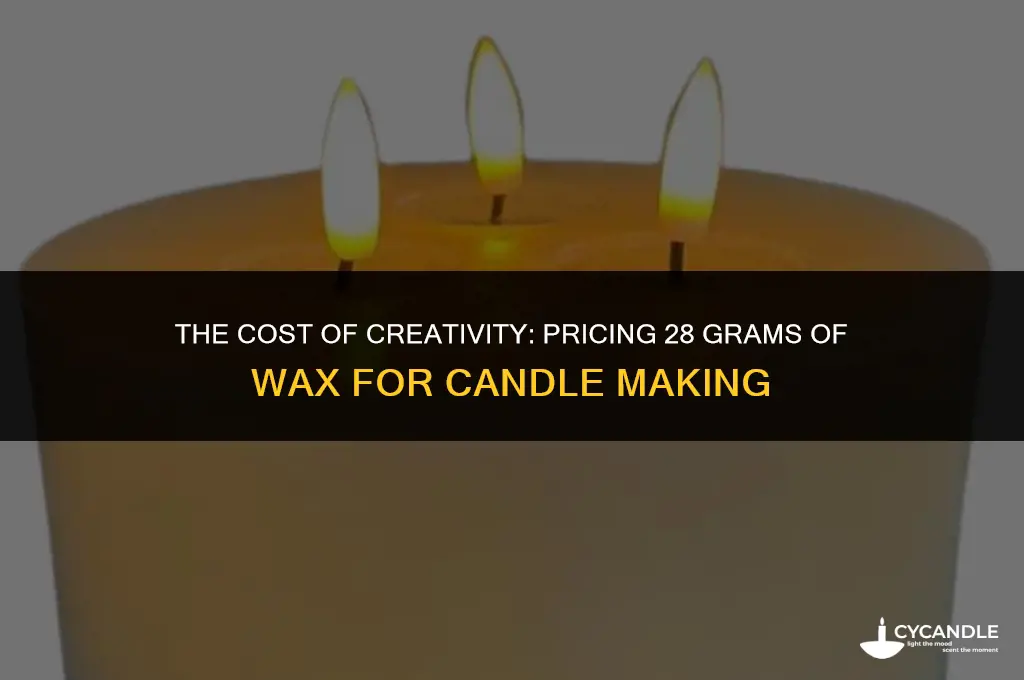 how much is 28 grams of wax