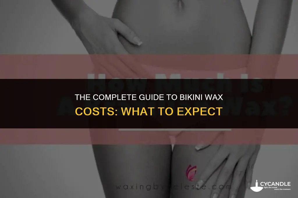how much is a bikini wax cost