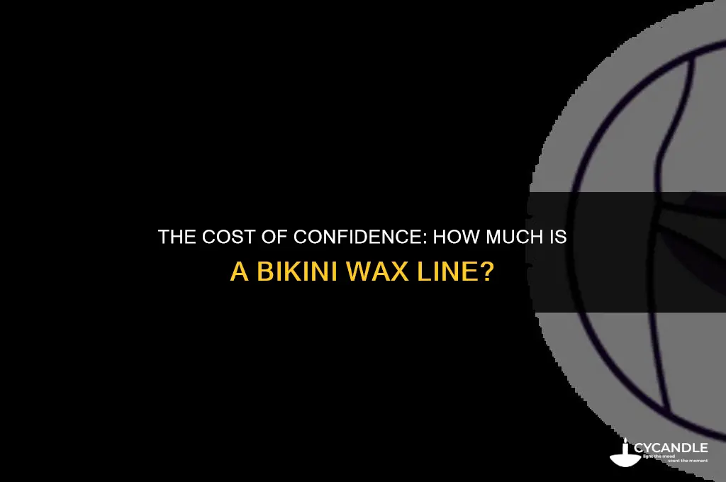 how much is a bikini wax line
