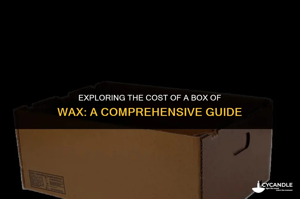 how much is a box of wax