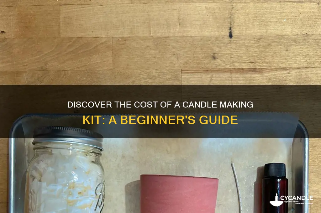 how much is a candle making kit