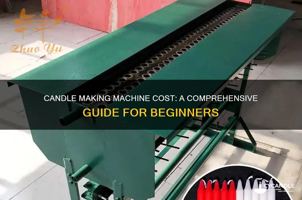 how much is a candle making machine