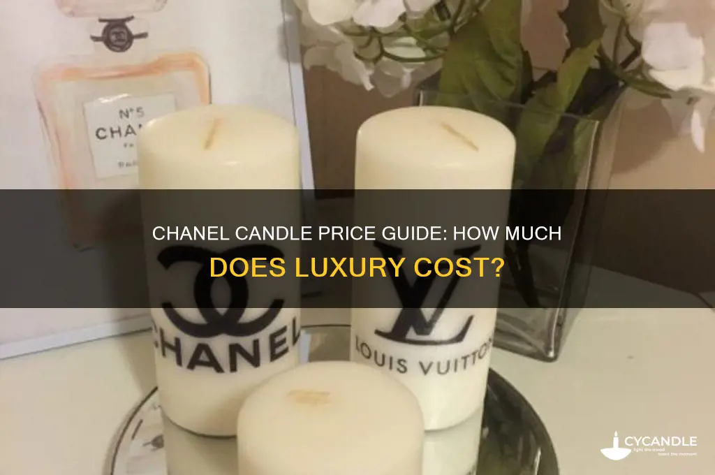how much is a chanel candle
