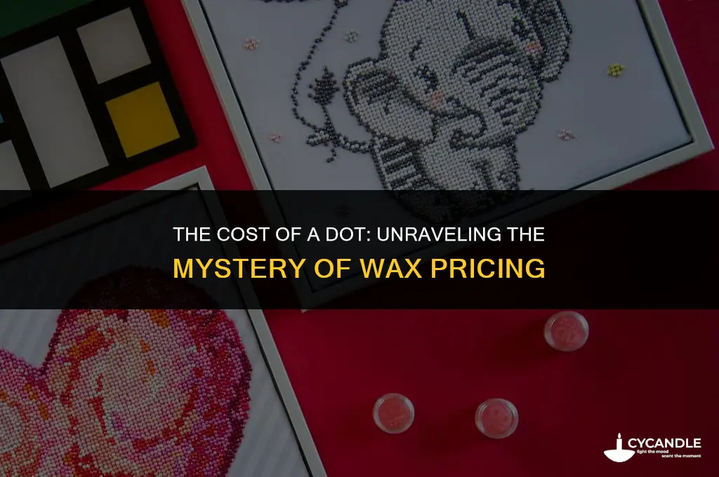 how much is a dot of wax