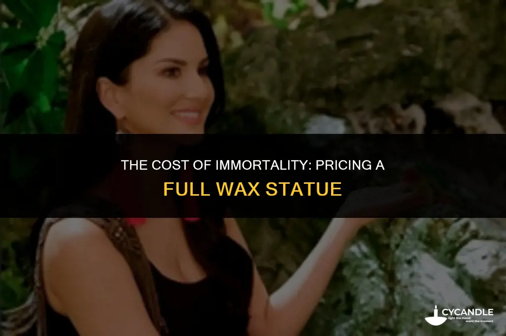 how much is a full wax statue