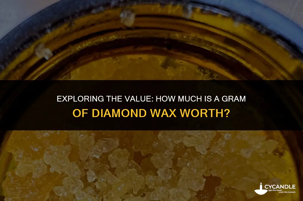 how much is a gram of diamond wax