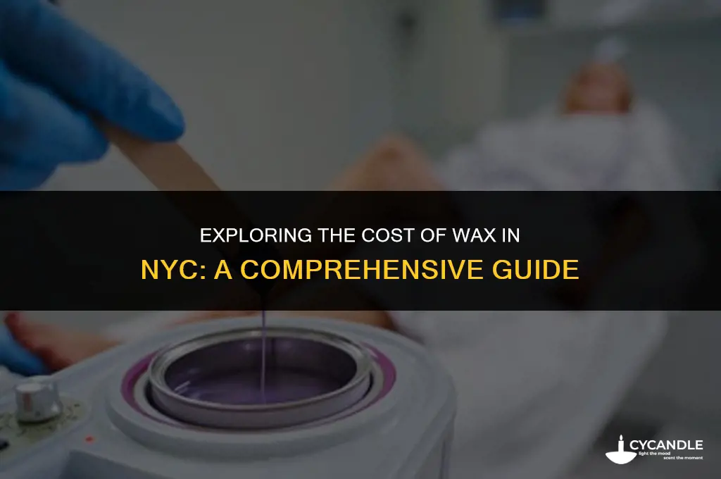 how much is a gram of wax cost nyc