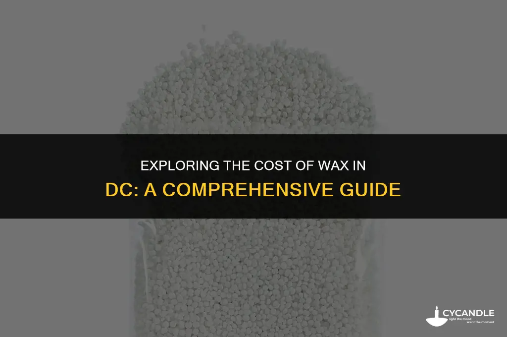 how much is a gram of wax in dc