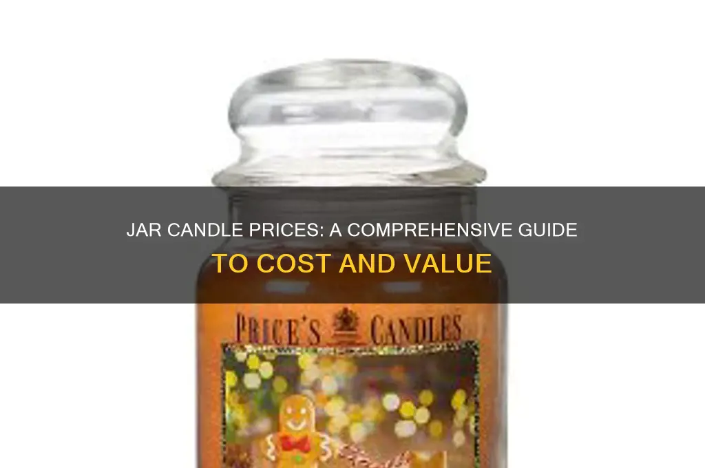 how much is a jar candle