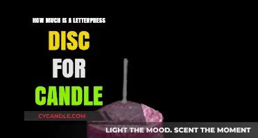 Letterpress Disc Pricing for Candles: Cost and Value Explained