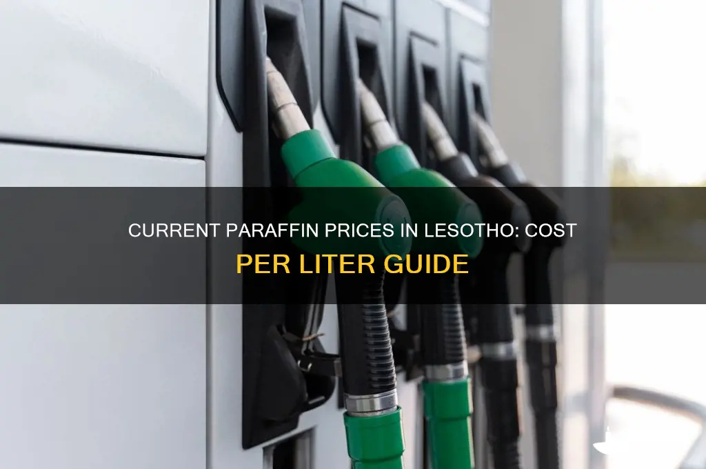 how much is a liter of paraffin in lesotho