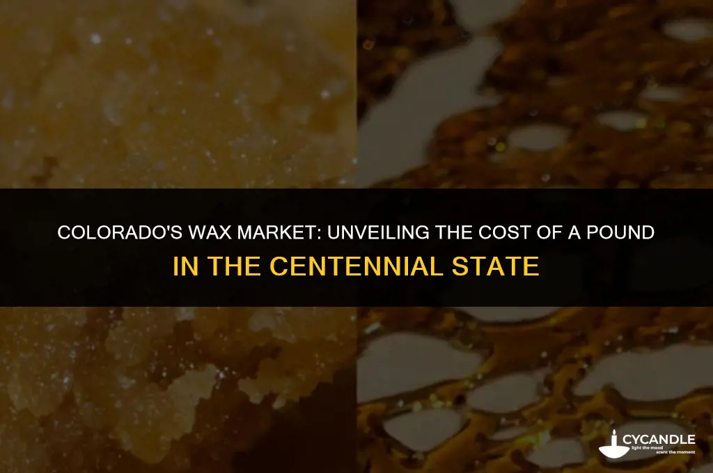 how much is a pound of wax in colorado
