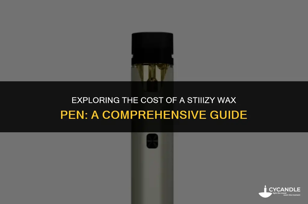 how much is a stiiizy wax pen