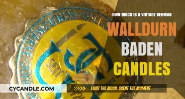 Valuing Vintage German Walldurn Baden Candles: A Collector's Pricing Guide