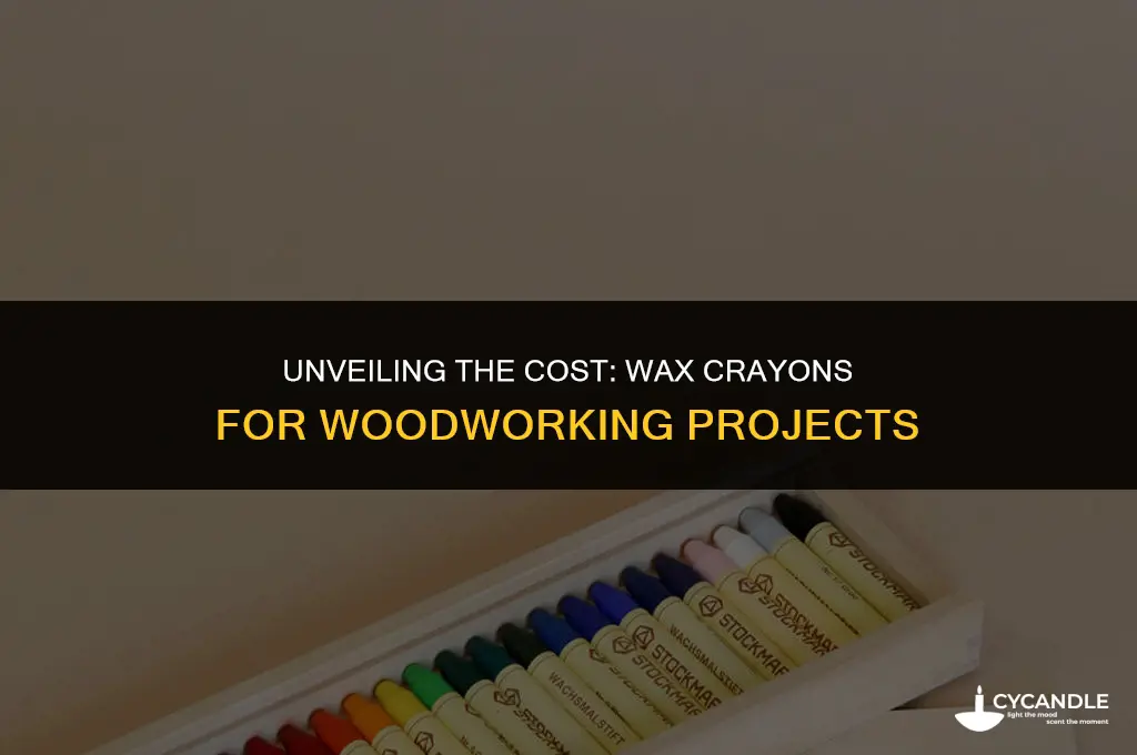how much is a wax crayon for wood