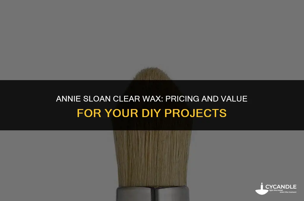 how much is annie sloan clear wax