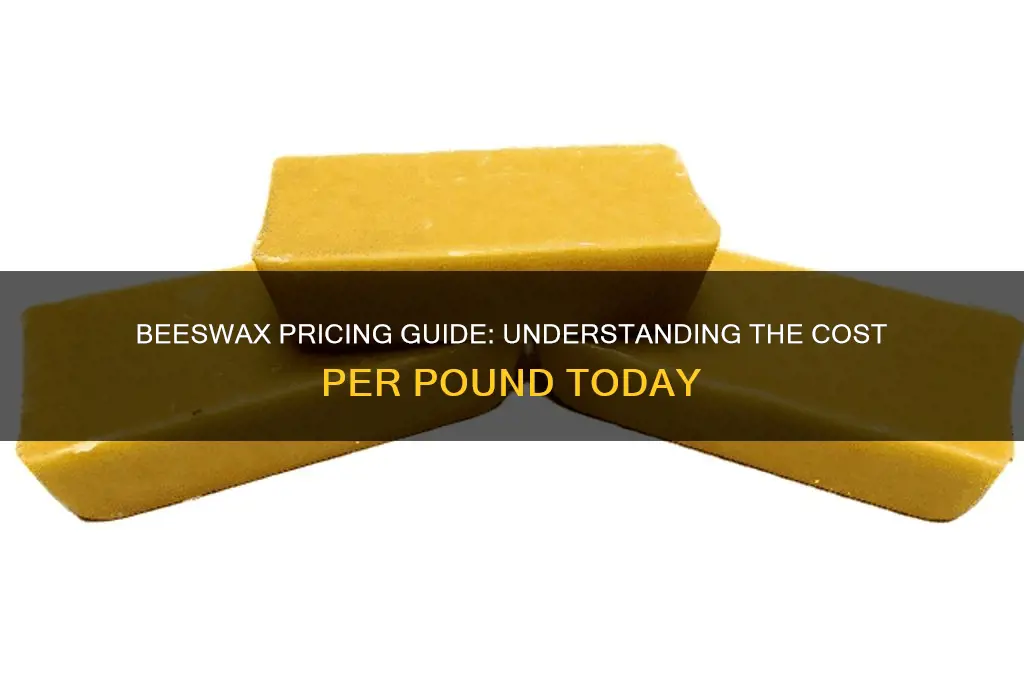 how much is beeswax per pound