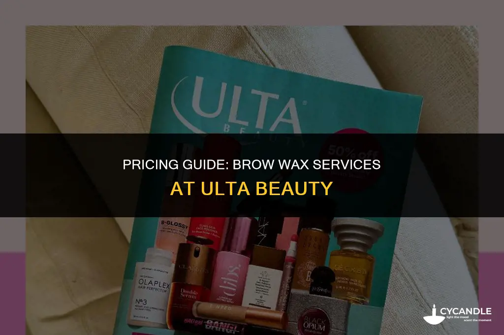 how much is brow wax at ulta