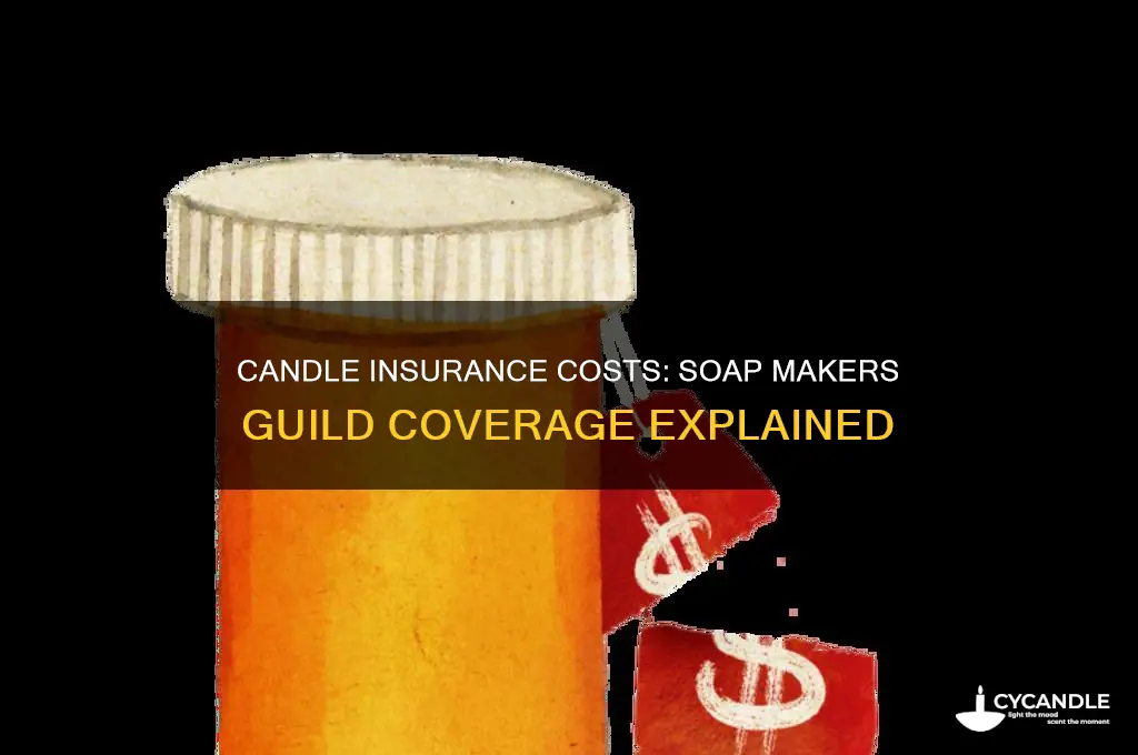 how much is candle insurance from the soap makers guild