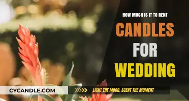 Affordable Wedding Candle Rental Costs: A Budget-Friendly Lighting Guide
