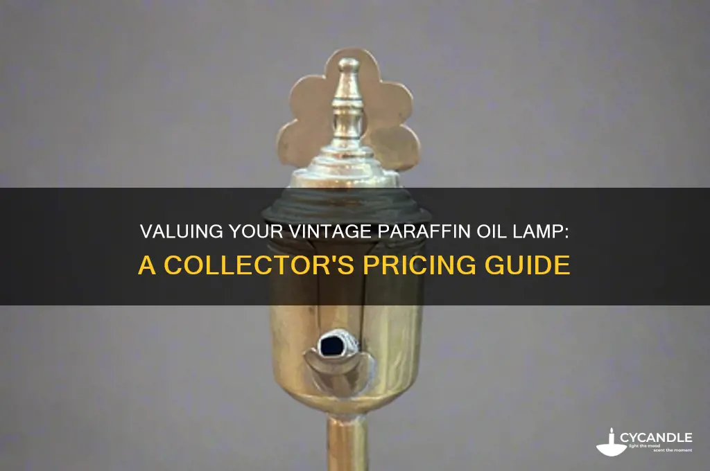 how much is my vintage paraffin oil lamp