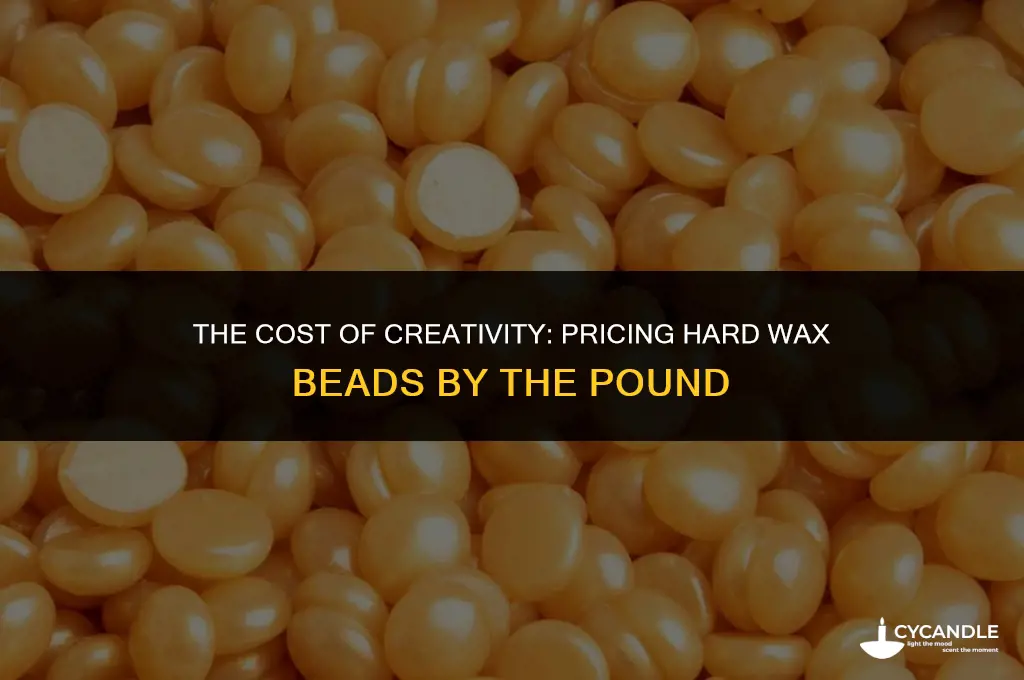 how much is one pound of hard wax beads