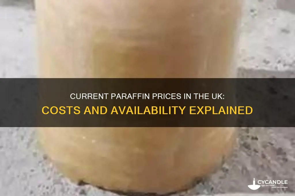 how much is paraffin in uk