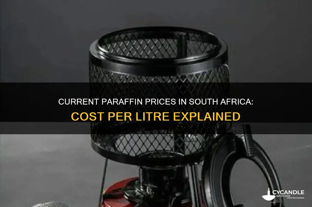 how much is paraffin per litre in south africa